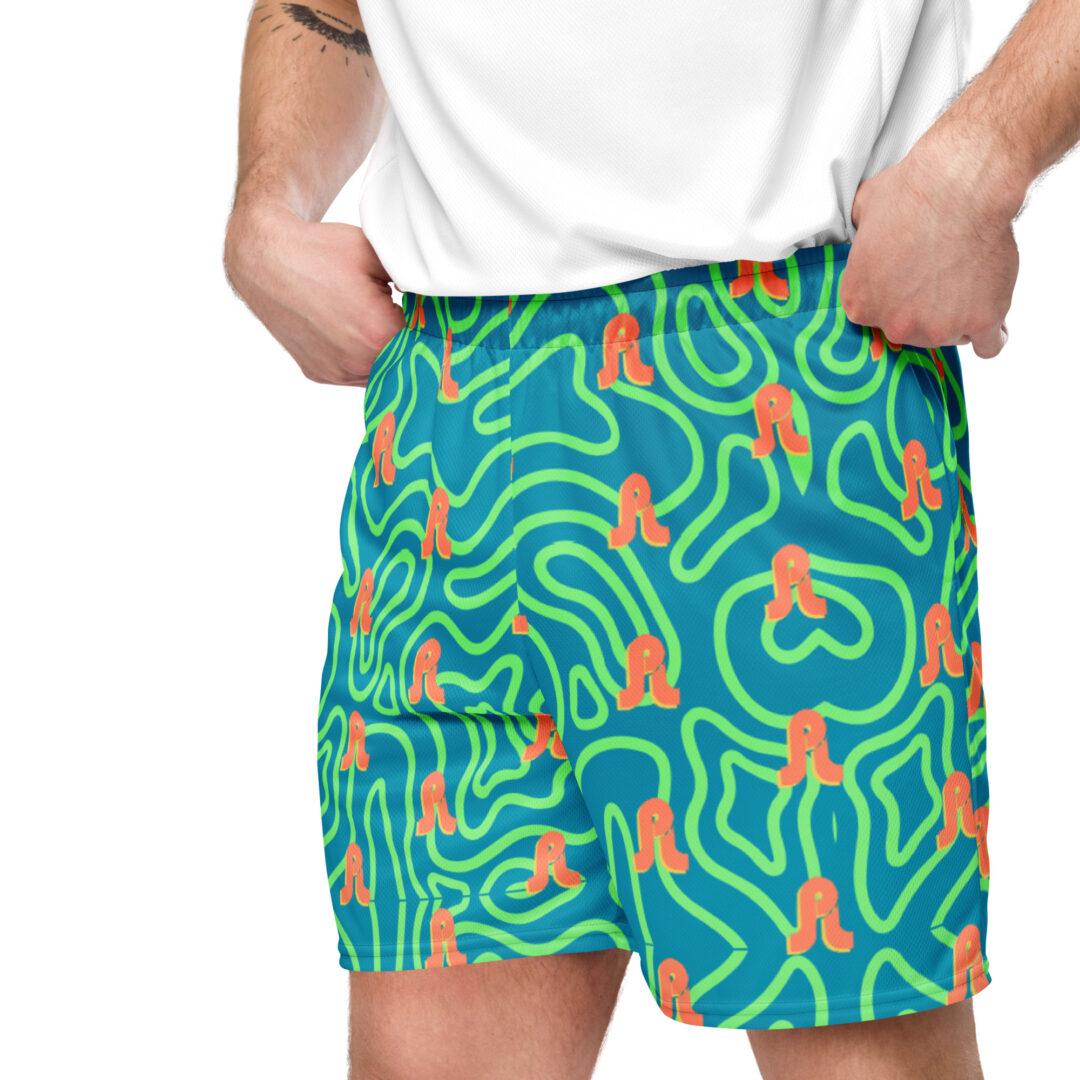 Pretty Lights Trippy Psychedelic Gym Shorts | All Day Comfort Short with Pockets - Image 7