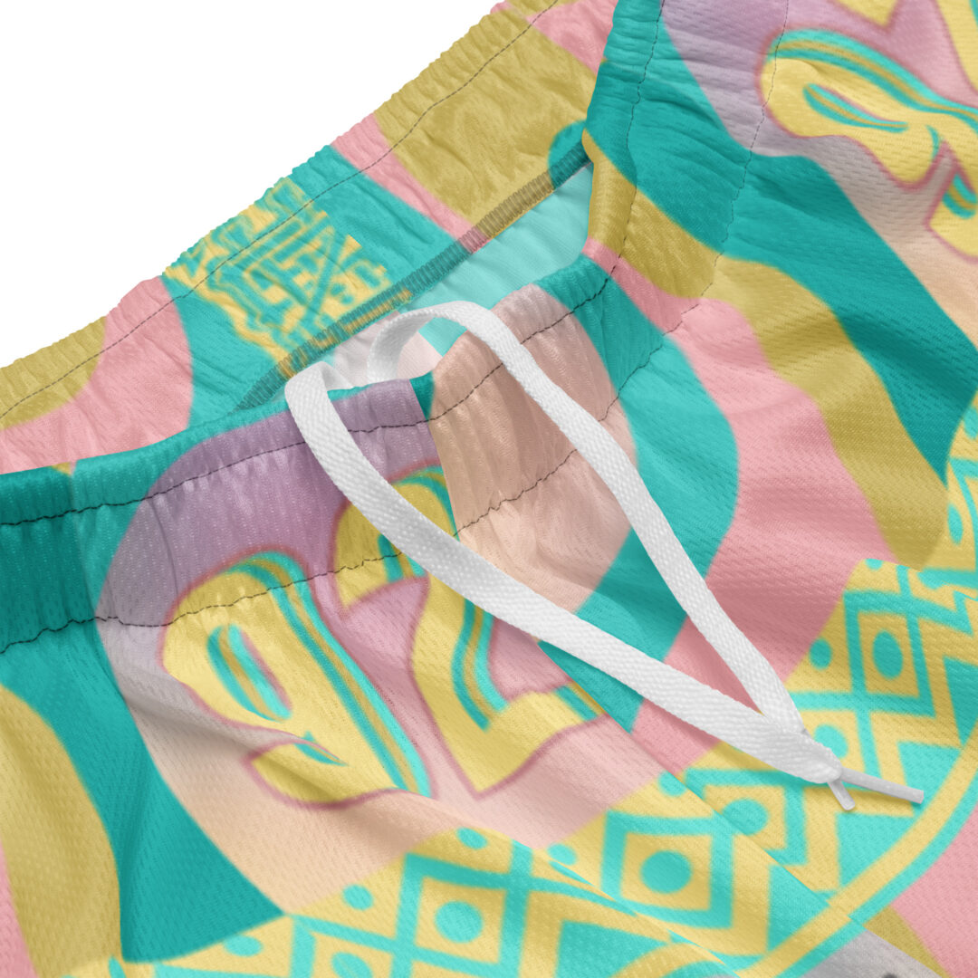 Griz Pastel Sunset Athletic Shorts | EDM Festival Ultimate Comfort Premium Quality Rave Wear - Image 12