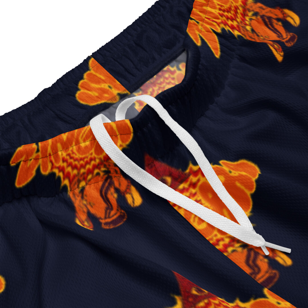 Zingara Mystic All Over Print Rave Athletic Shorts | Festival wear with pockets premium quality - Image 9