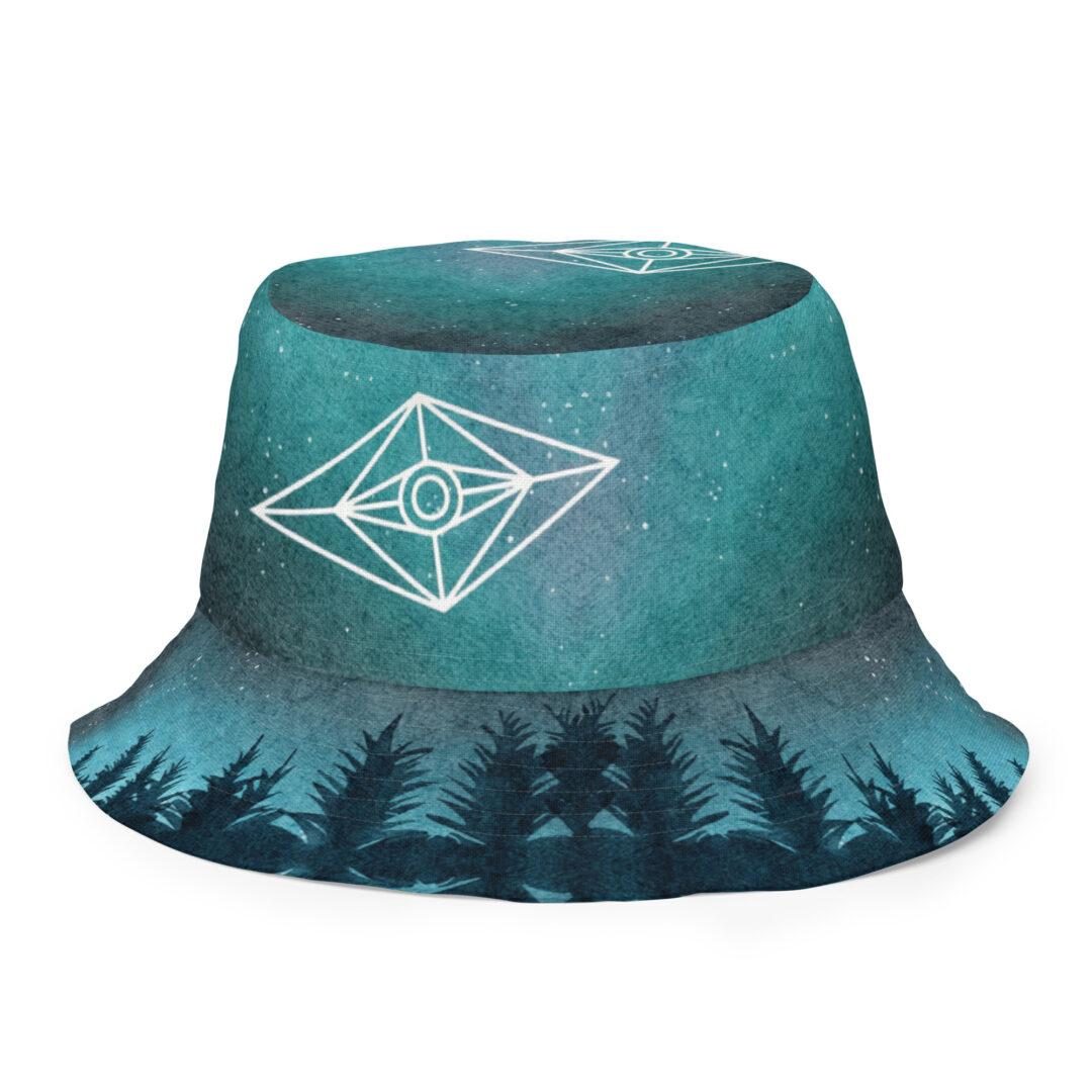 Slander Reversible bucket hat | EDM Rave Space Trippy Accessories - Image 19