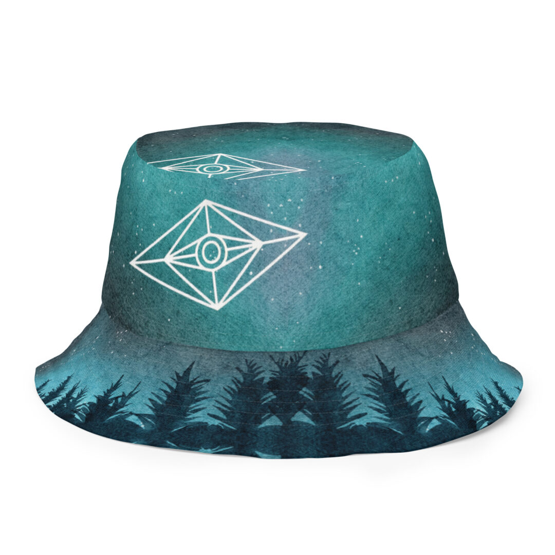 Slander Reversible bucket hat | EDM Rave Space Trippy Accessories