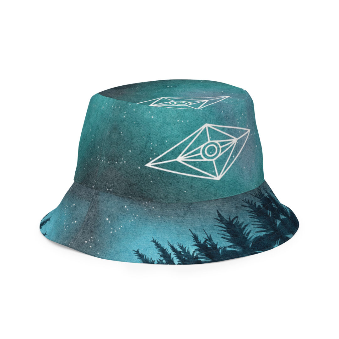 Slander Reversible bucket hat | EDM Rave Space Trippy Accessories - Image 16