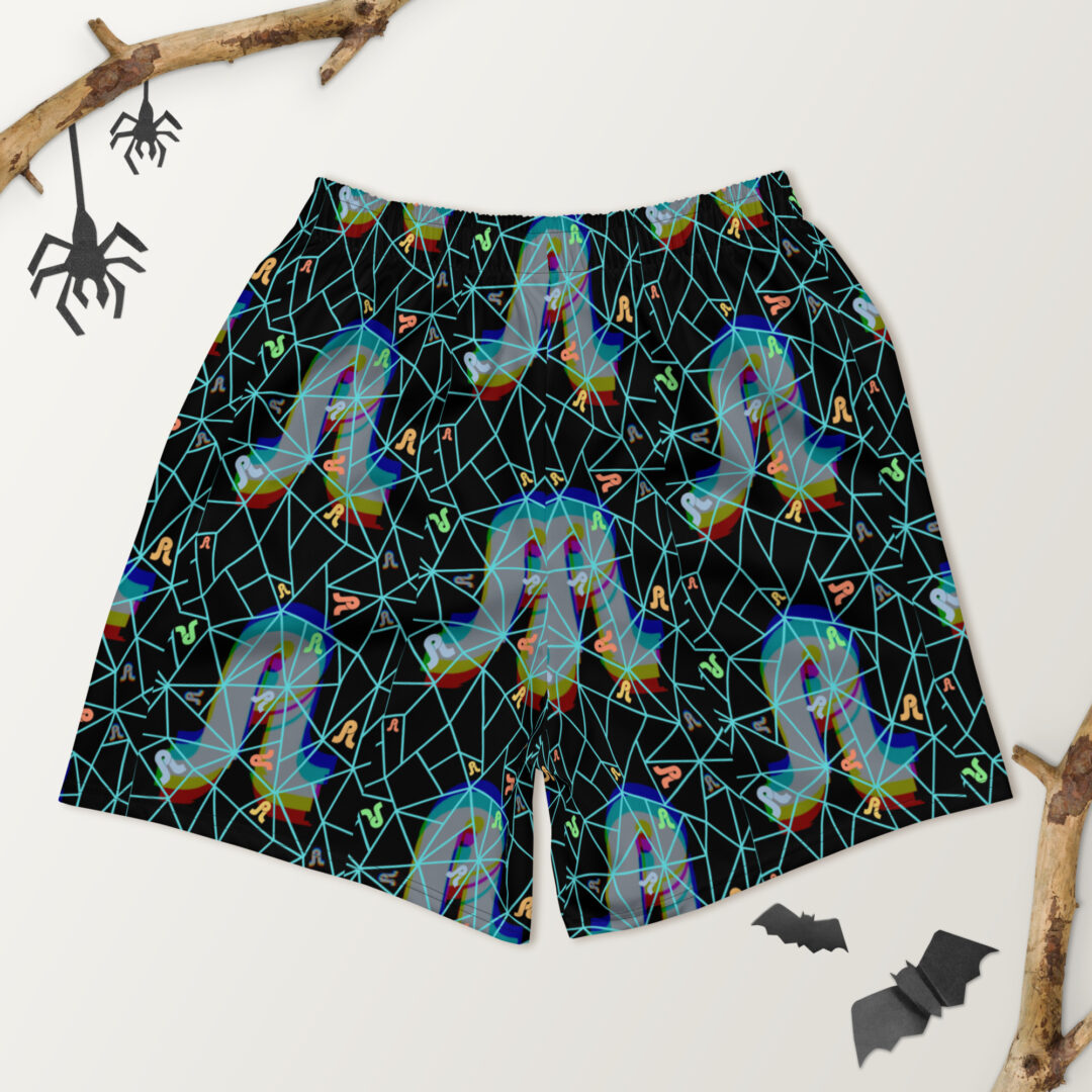 Pretty Lights Glitchy Geometric All-Over Print Unisex Athletic Long Shorts - Image 18