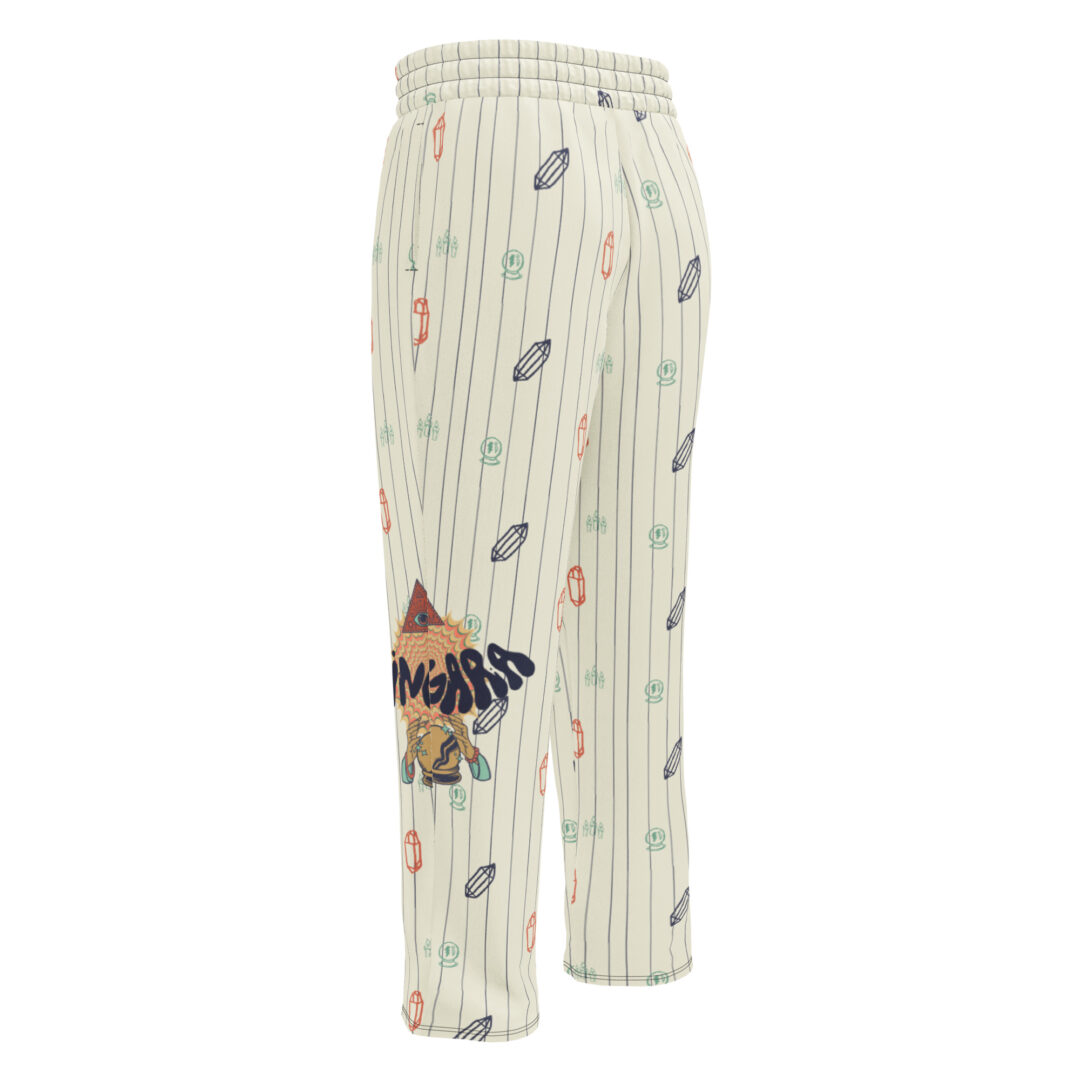 Zingara Bass Crystal EDM Festival Wear Unisex Wide-leg joggers | Matching Couple / Squad Fit - Image 12
