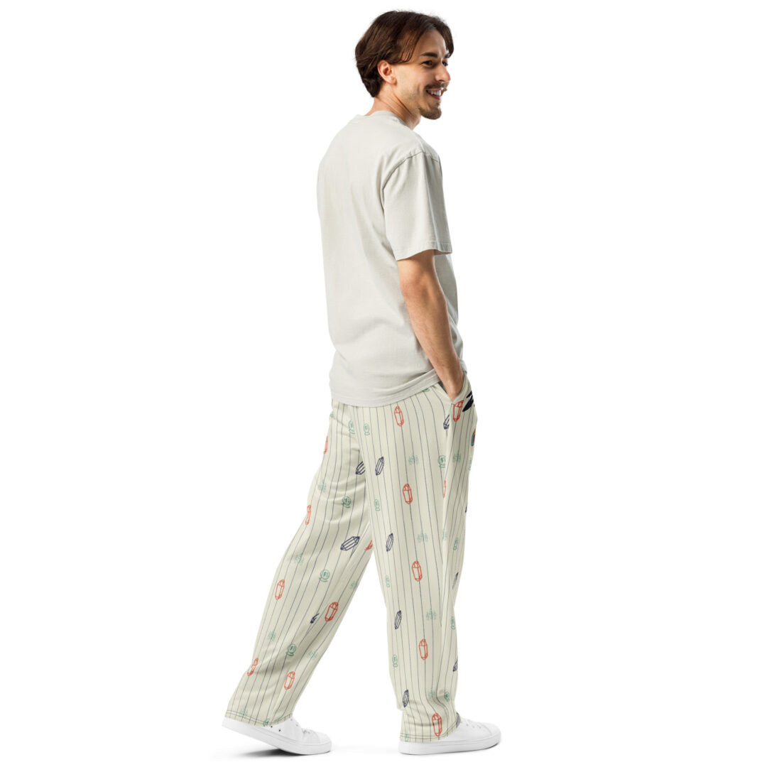 Zingara Bass Crystal EDM Festival Wear Unisex Wide-leg joggers | Matching Couple / Squad Fit - Image 2