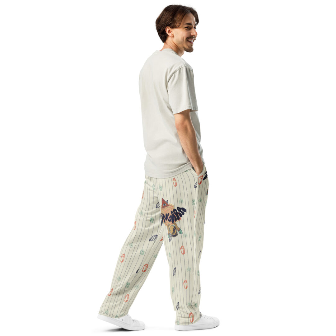 Zingara Bass Crystal EDM Festival Wear Unisex Wide-leg joggers | Matching Couple / Squad Fit - Image 15