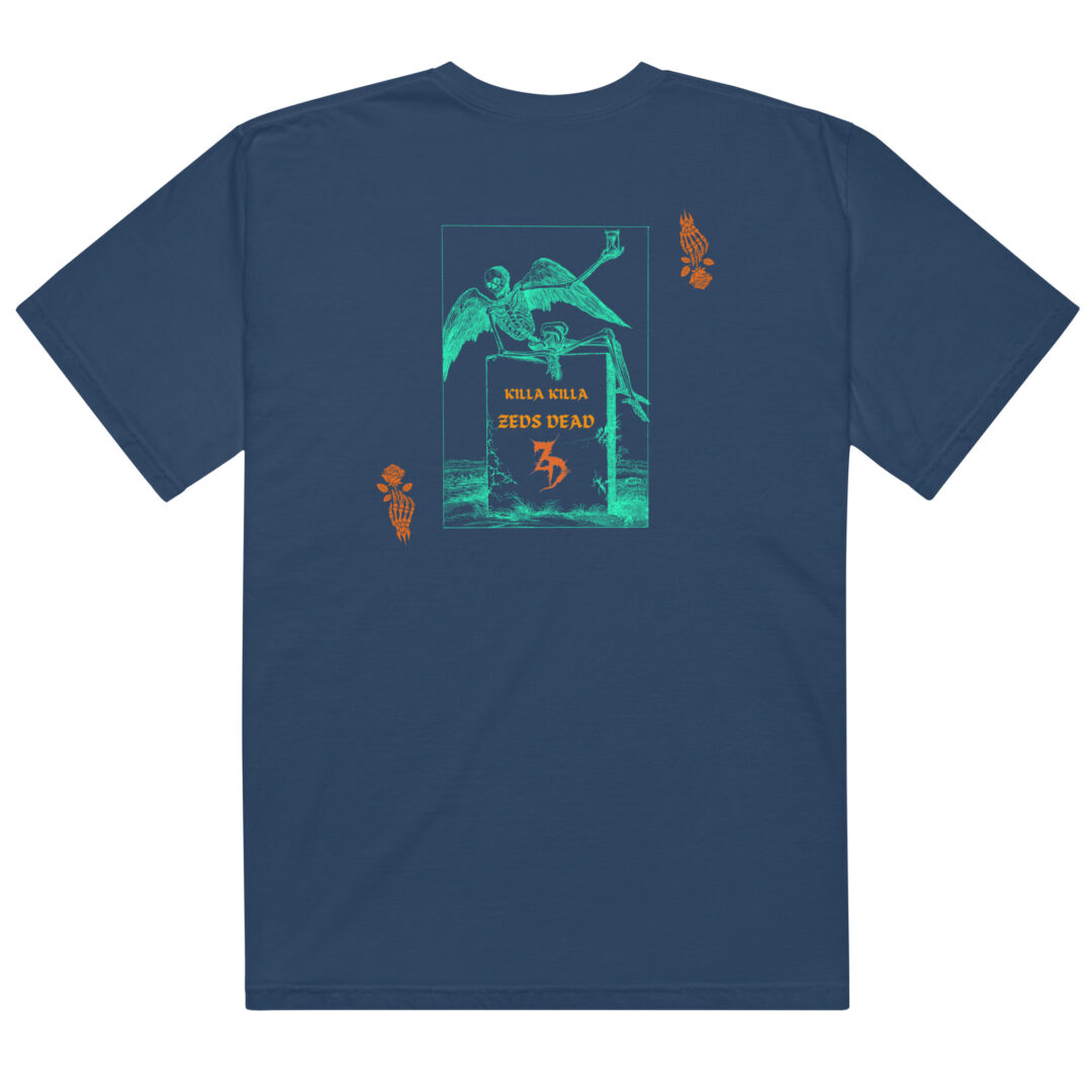 Killa Killa Zeds Dead Classic Comfort Colors Essential T-Shirt Graveyard - Image 23