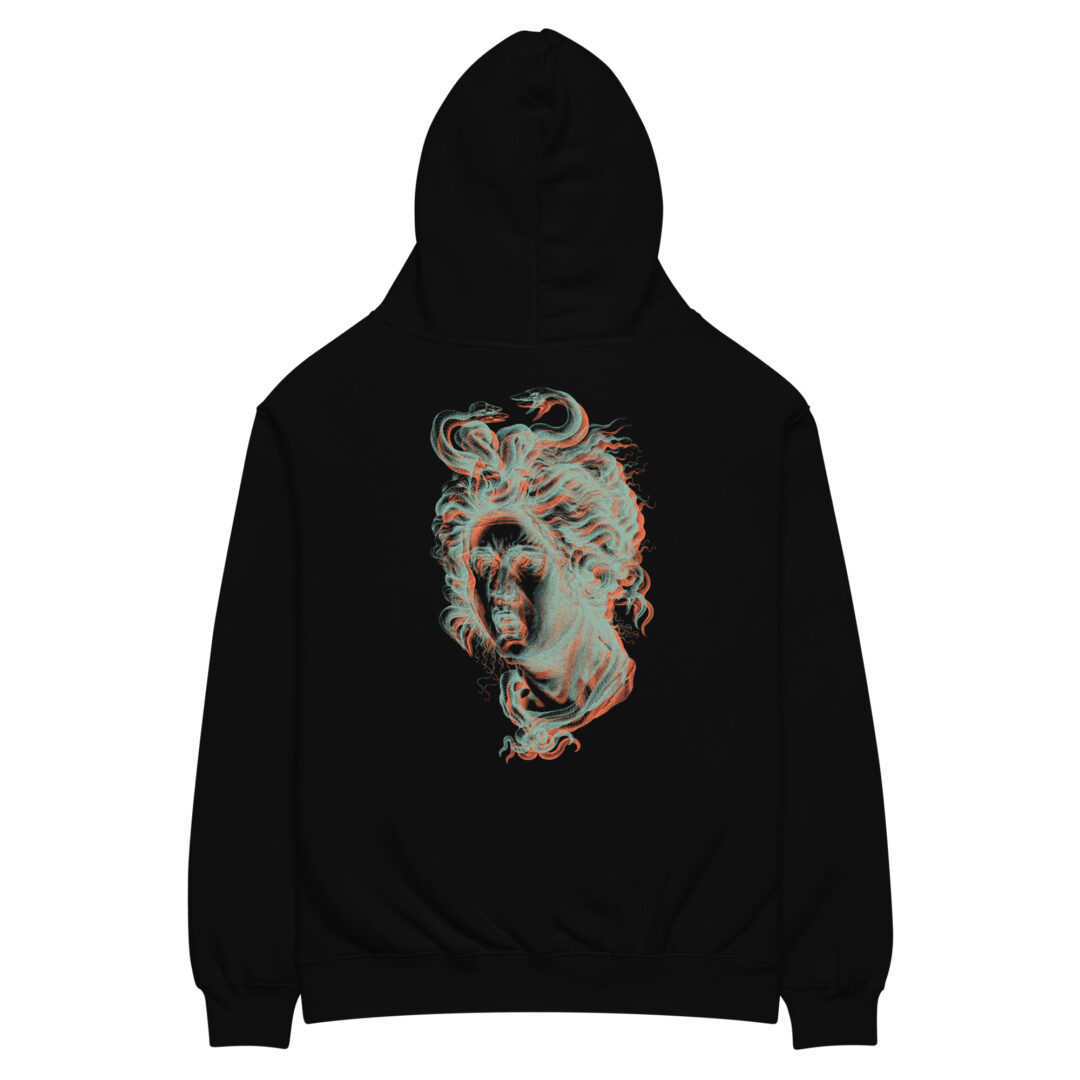 Shadowed Spirits Medusa Spooky Hoodie | Alt Skater Style Clothing Premium Quality Oversized Hoodie - Image 5