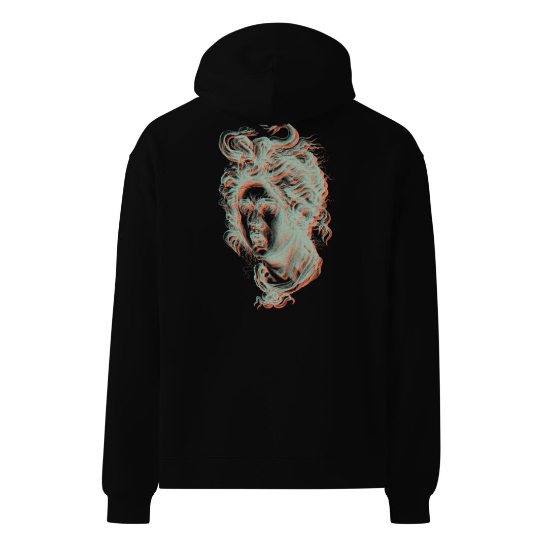 Shadowed Spirits Medusa Spooky Hoodie | Alt Skater Style Clothing Premium Quality Oversized Hoodie - Image 18