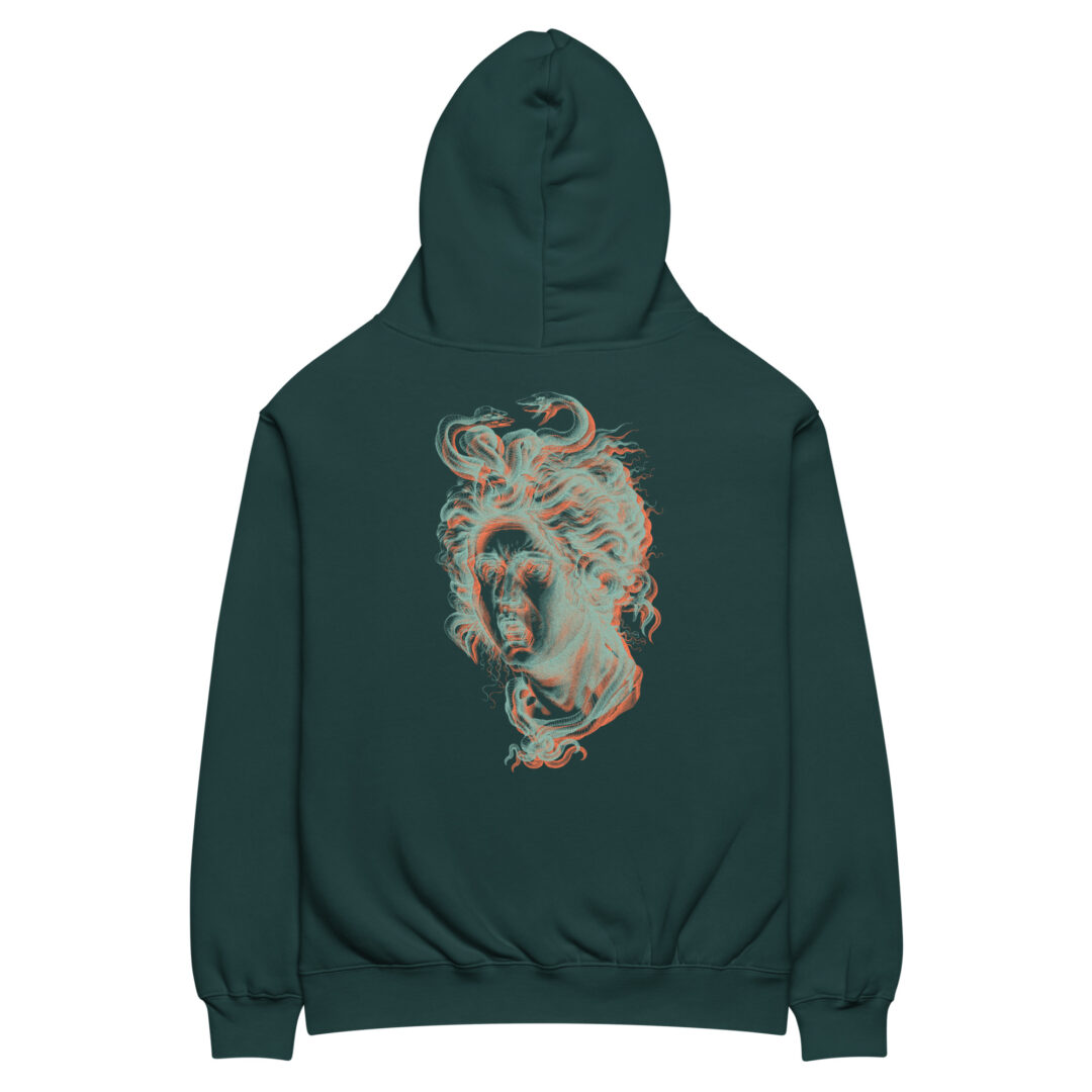 Shadowed Spirits Medusa Spooky Hoodie | Alt Skater Style Clothing Premium Quality Oversized Hoodie - Image 15