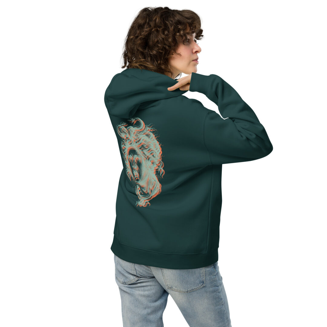 Shadowed Spirits Medusa Spooky Hoodie | Alt Skater Style Clothing Premium Quality Oversized Hoodie - Image 16
