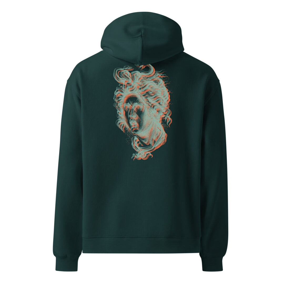 Shadowed Spirits Medusa Spooky Hoodie | Alt Skater Style Clothing Premium Quality Oversized Hoodie - Image 20