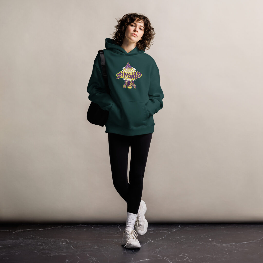Unisex oversized hoodie Zingara Premium Quality Max Comfort All Weather sweater - Image 4