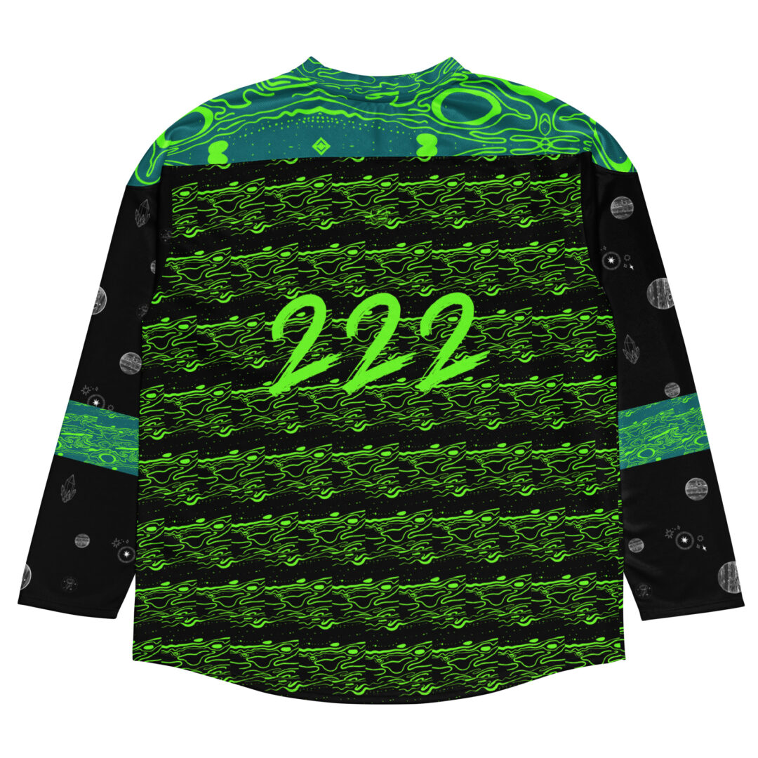 Inzo Cyber Glitch Black Hockey Jersey 222 - Image 3