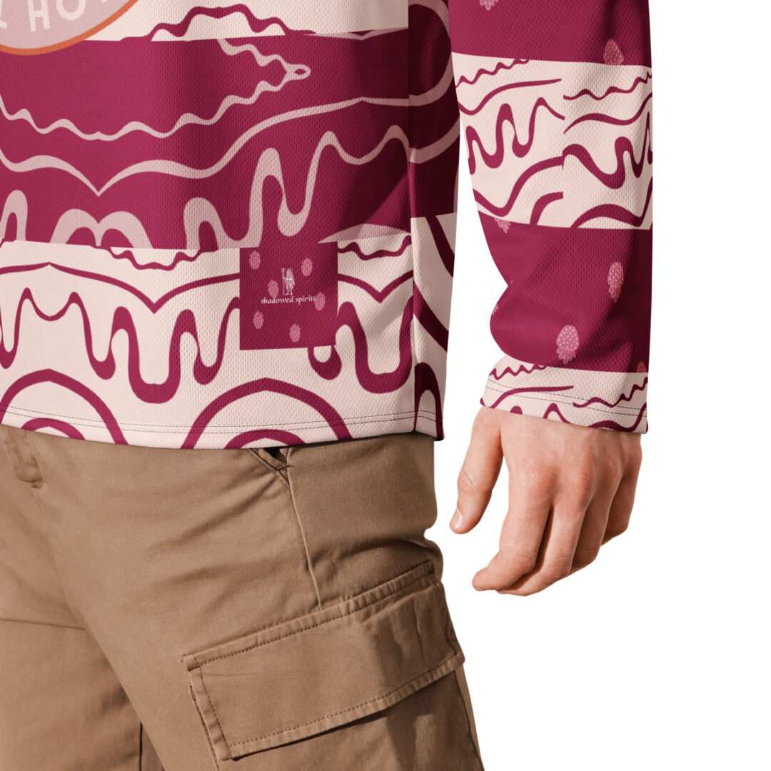 Daily Bread Strawberry Jam Trippy EDM Rave Hockey Fan Jersey | Customizable Premium Breathable Material - Image 2