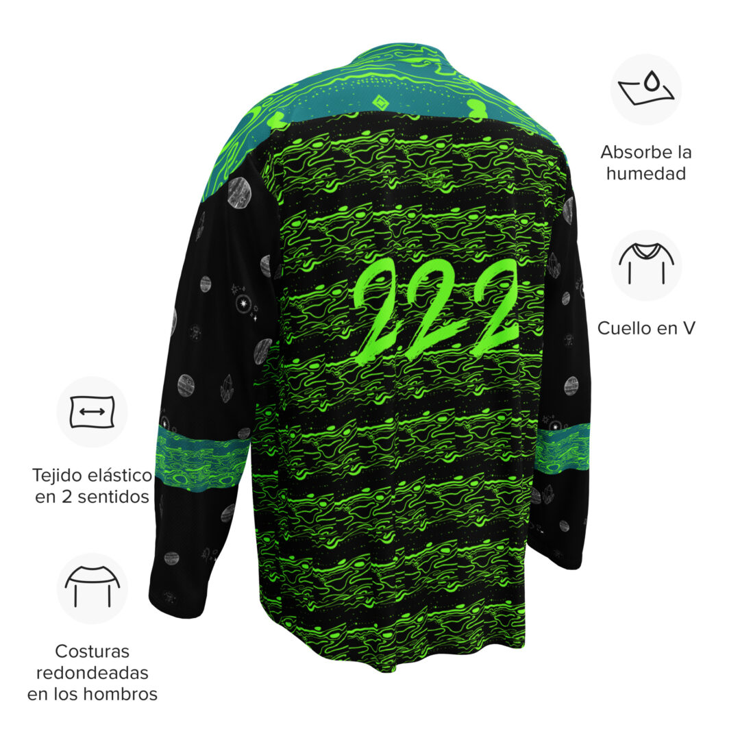 Inzo Cyber Glitch Black Hockey Jersey 222 - Image 5