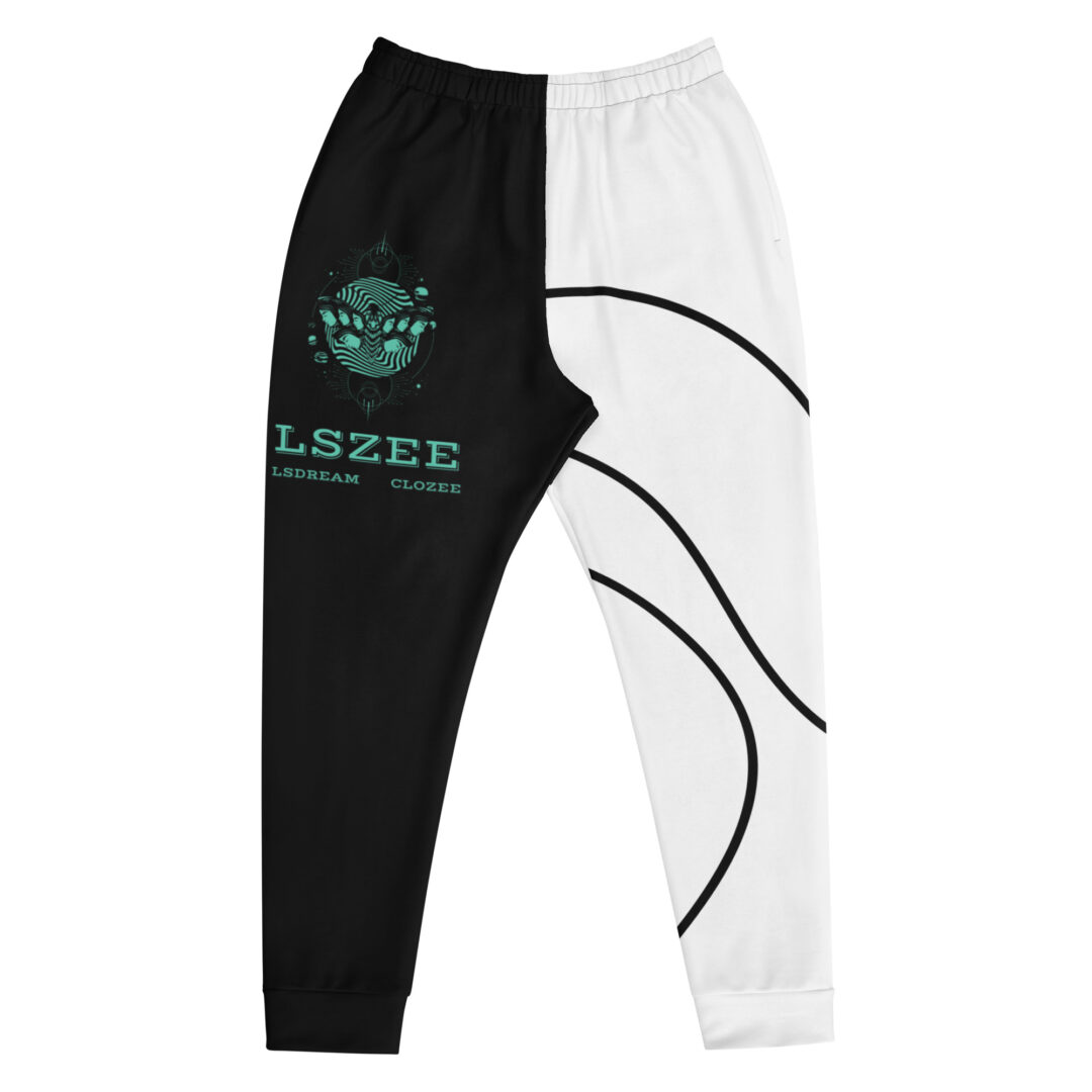 LSZEE black and white split Men's Joggers - Image 6