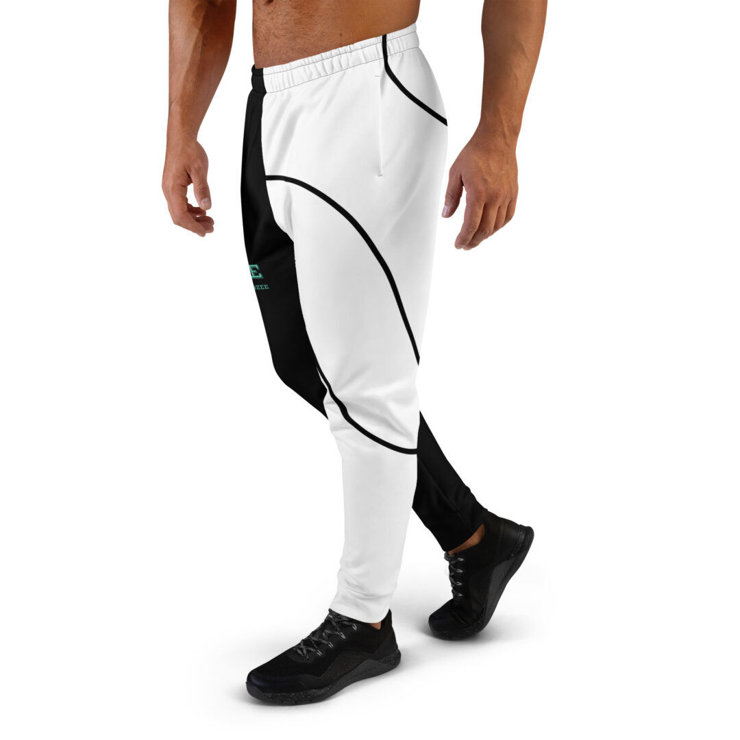 LSZEE black and white split Men's Joggers - Image 10