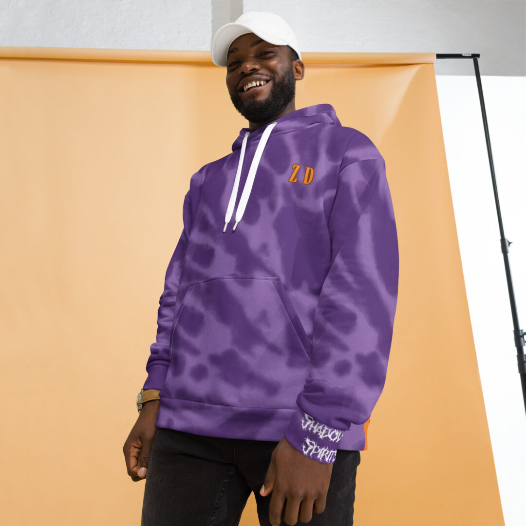 Zeds Dead Skeleton Purple Tie Dye Hoodie - Image 9