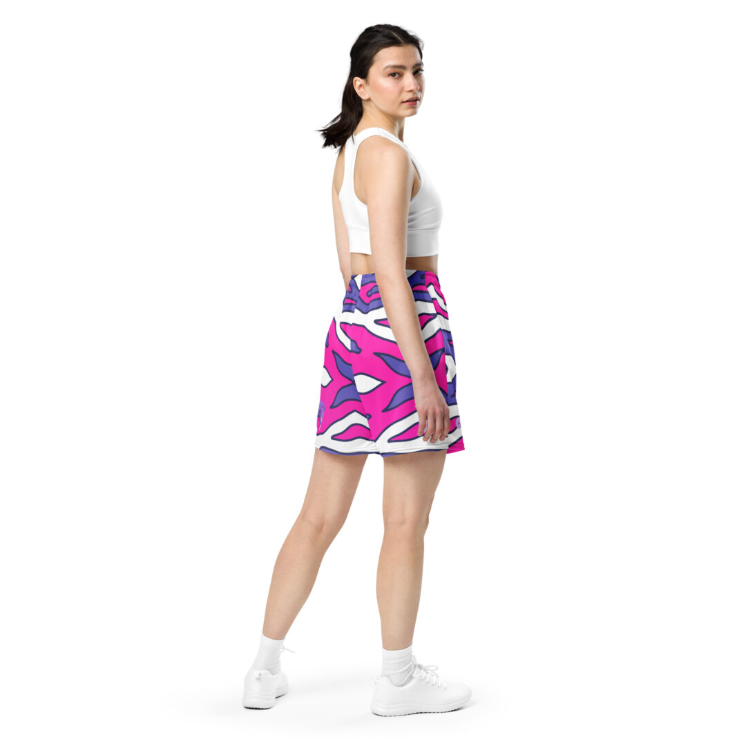 Inzo Overthinker Trippy patterned Shorts | 6" inseam premium quality with pockets - Image 13