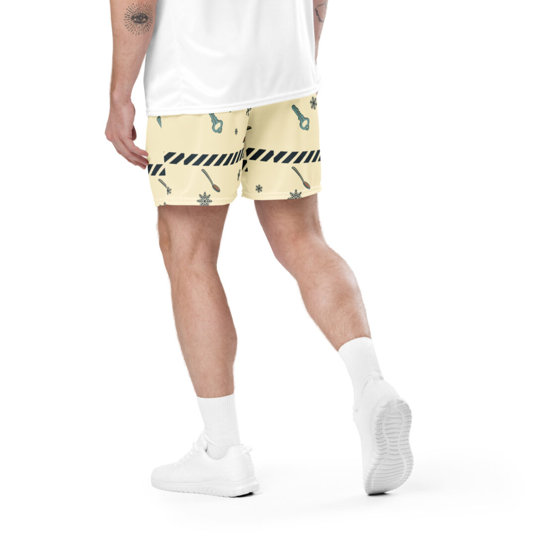 Coke Keys and Spoons 6" Inseam Athletic Shorts | Premium Quality With Pockets - Image 4