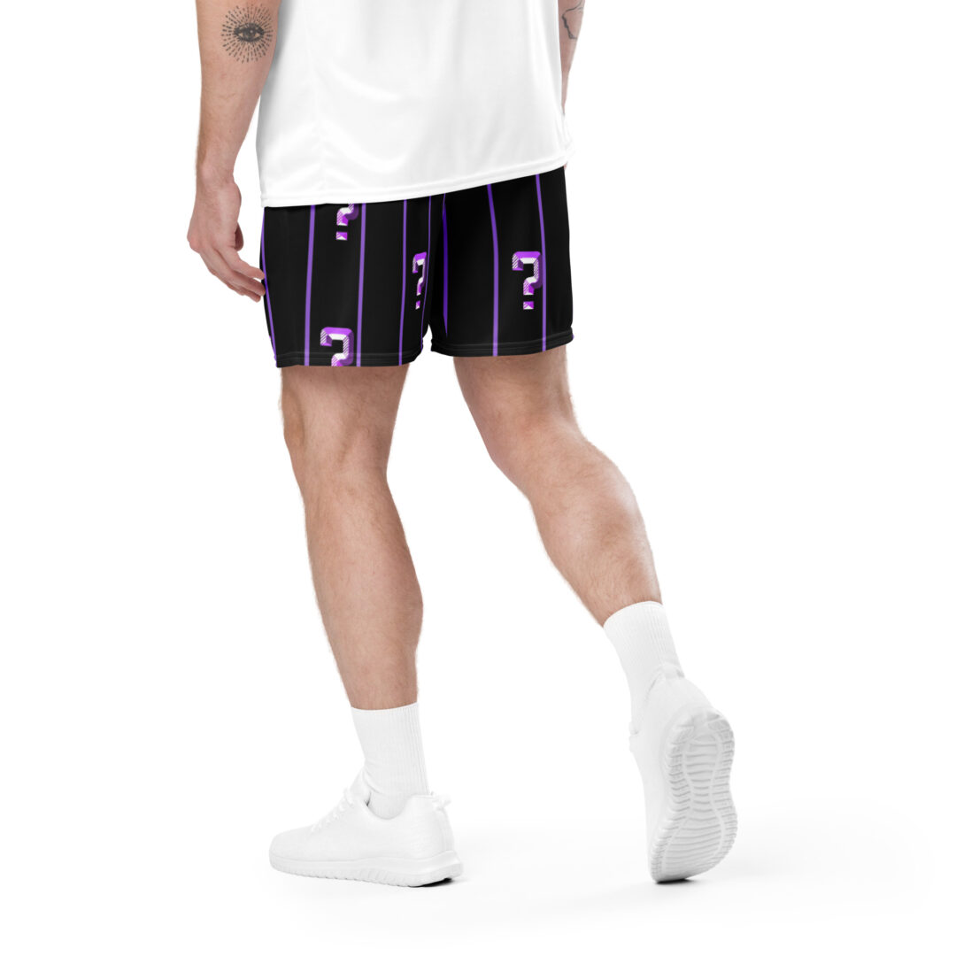 Tipper Purple Logo All Over Comfy Shorts with pockets. 6.5" inseam premium quality - Image 4