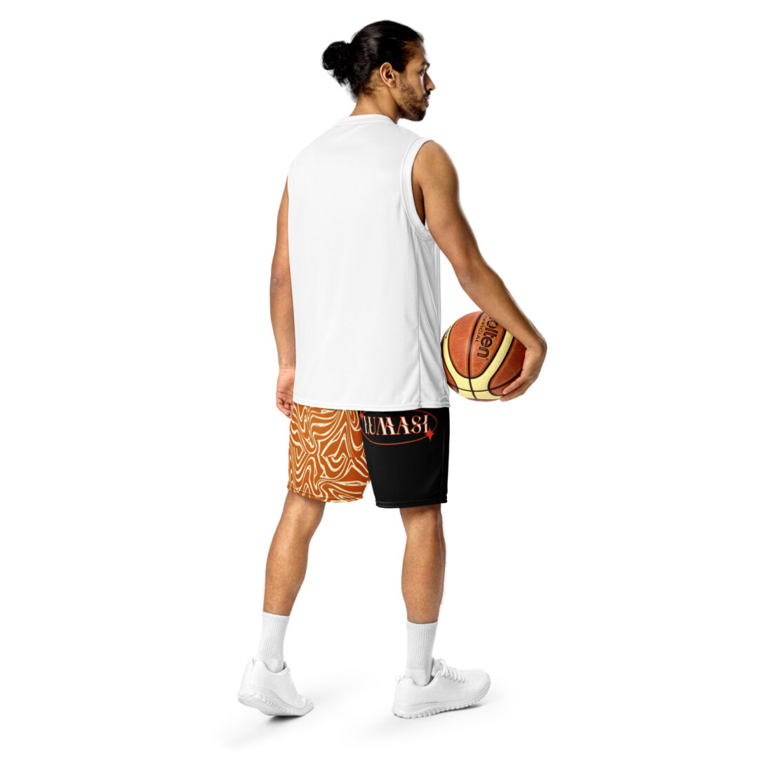 Lumasi Wakaan Pelican Lake EDM | Rave Athletic Shorts With Pockets Music Festival Max Comfy Half n Half - Image 2