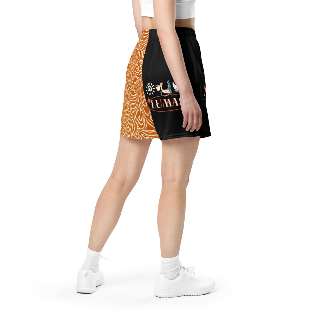 Lumasi Wakaan Pelican Lake EDM | Rave Athletic Shorts With Pockets Music Festival Max Comfy Half n Half - Image 11