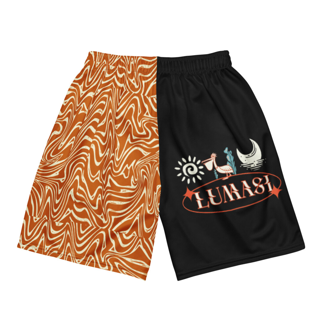 Lumasi Wakaan Pelican Lake EDM | Rave Athletic Shorts With Pockets Music Festival Max Comfy Half n Half - Image 17