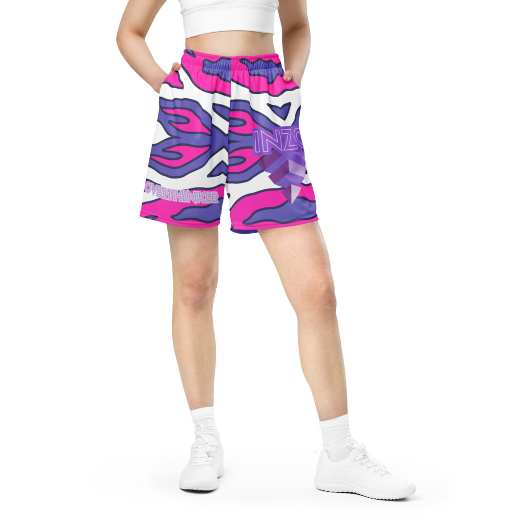 Inzo Overthinker Trippy patterned Shorts | 6" inseam premium quality with pockets - Image 8