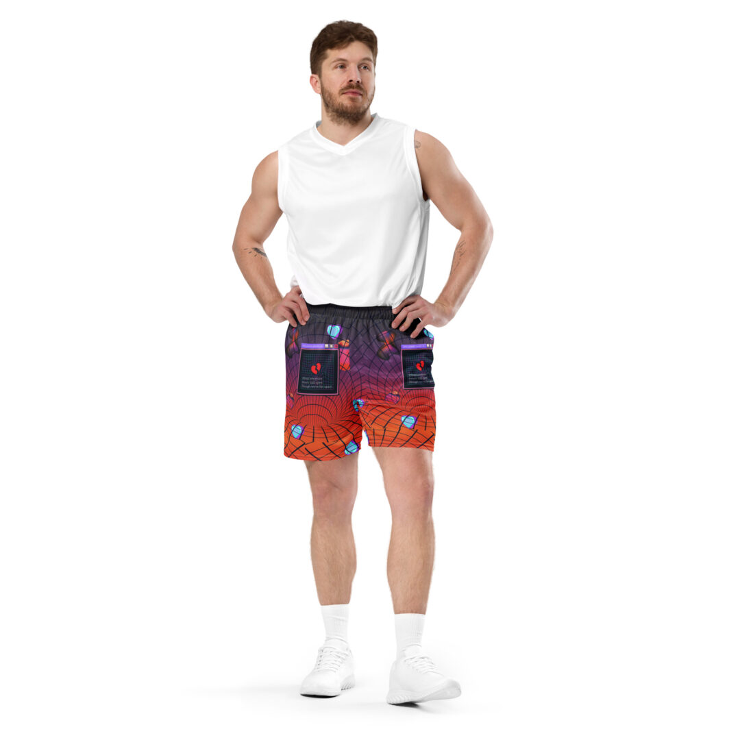 John Summit Where You Are Lost in The Sauce Athletic Unisex mesh shorts with pockets - Image 6