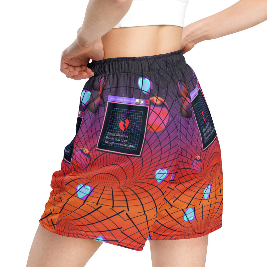 John Summit Where You Are Lost in The Sauce Athletic Unisex mesh shorts with pockets - Image 14
