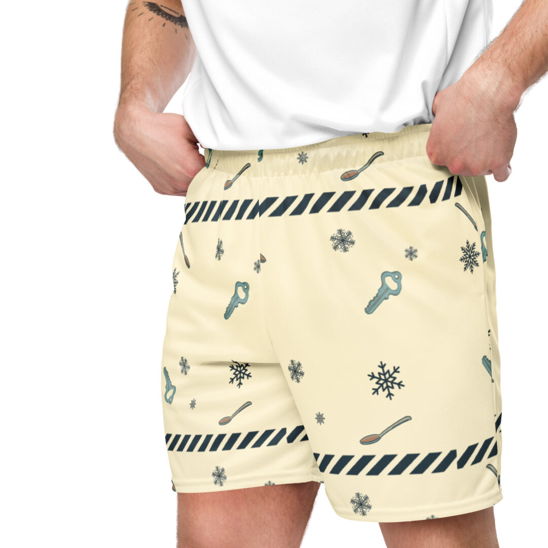 Coke Keys and Spoons 6" Inseam Athletic Shorts | Premium Quality With Pockets - Image 9