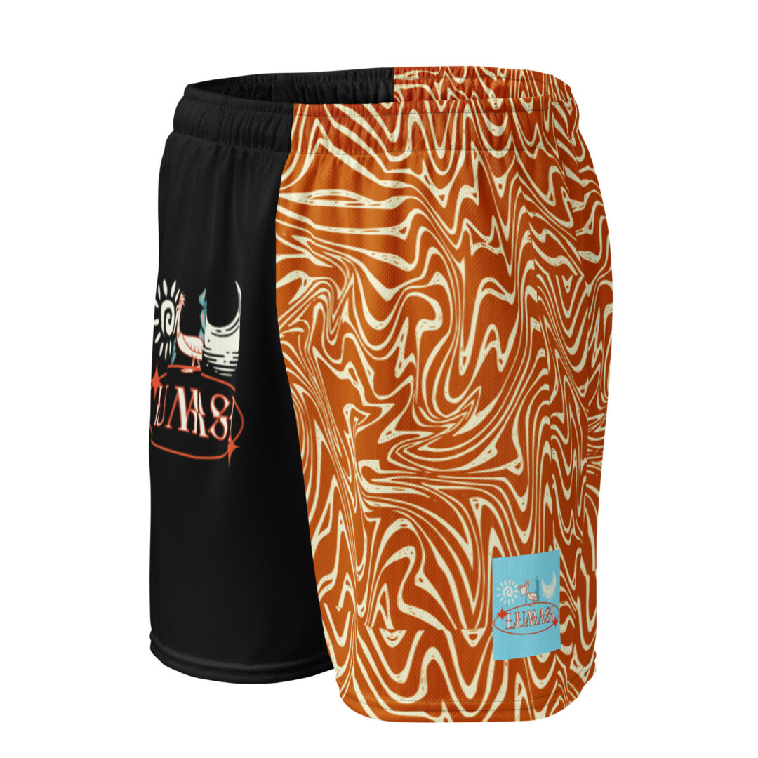 Lumasi Wakaan Pelican Lake EDM | Rave Athletic Shorts With Pockets Music Festival Max Comfy Half n Half - Image 6