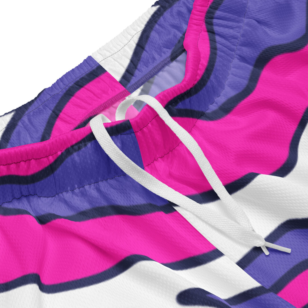 Inzo Overthinker Trippy patterned Shorts | 6" inseam premium quality with pockets - Image 3