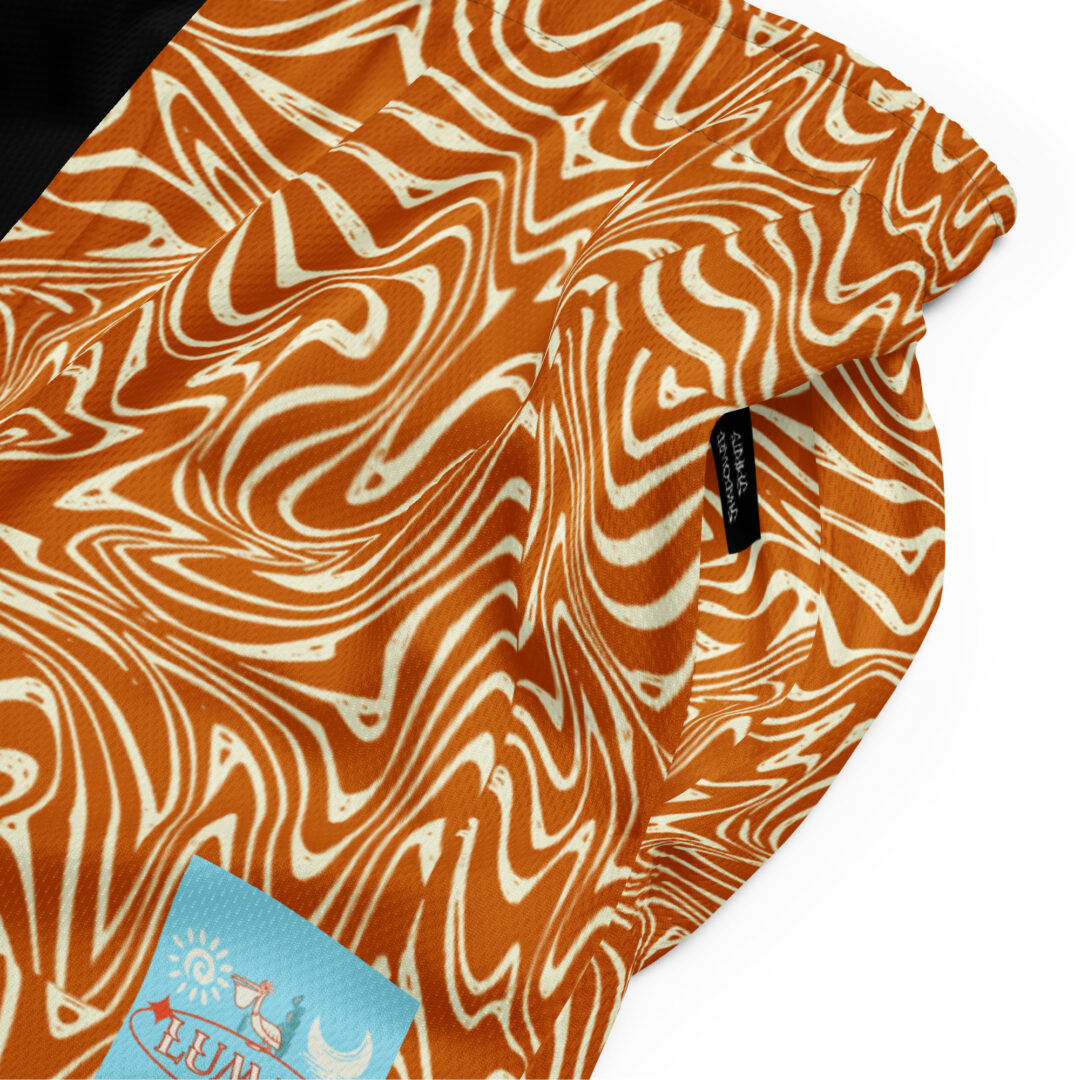Lumasi Wakaan Pelican Lake EDM | Rave Athletic Shorts With Pockets Music Festival Max Comfy Half n Half - Image 14