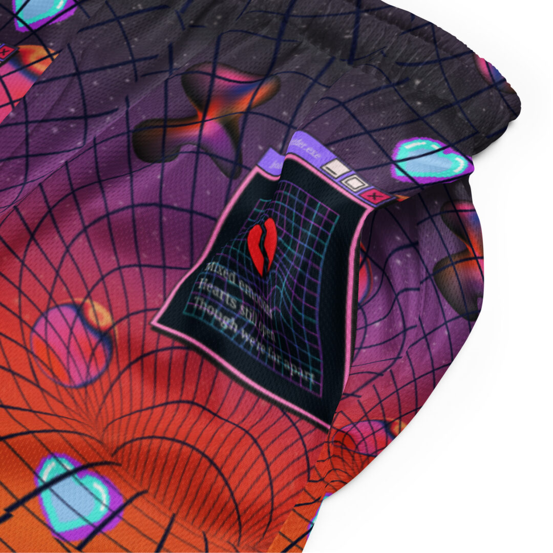 John Summit Where You Are Lost in The Sauce Athletic Unisex mesh shorts with pockets - Image 2