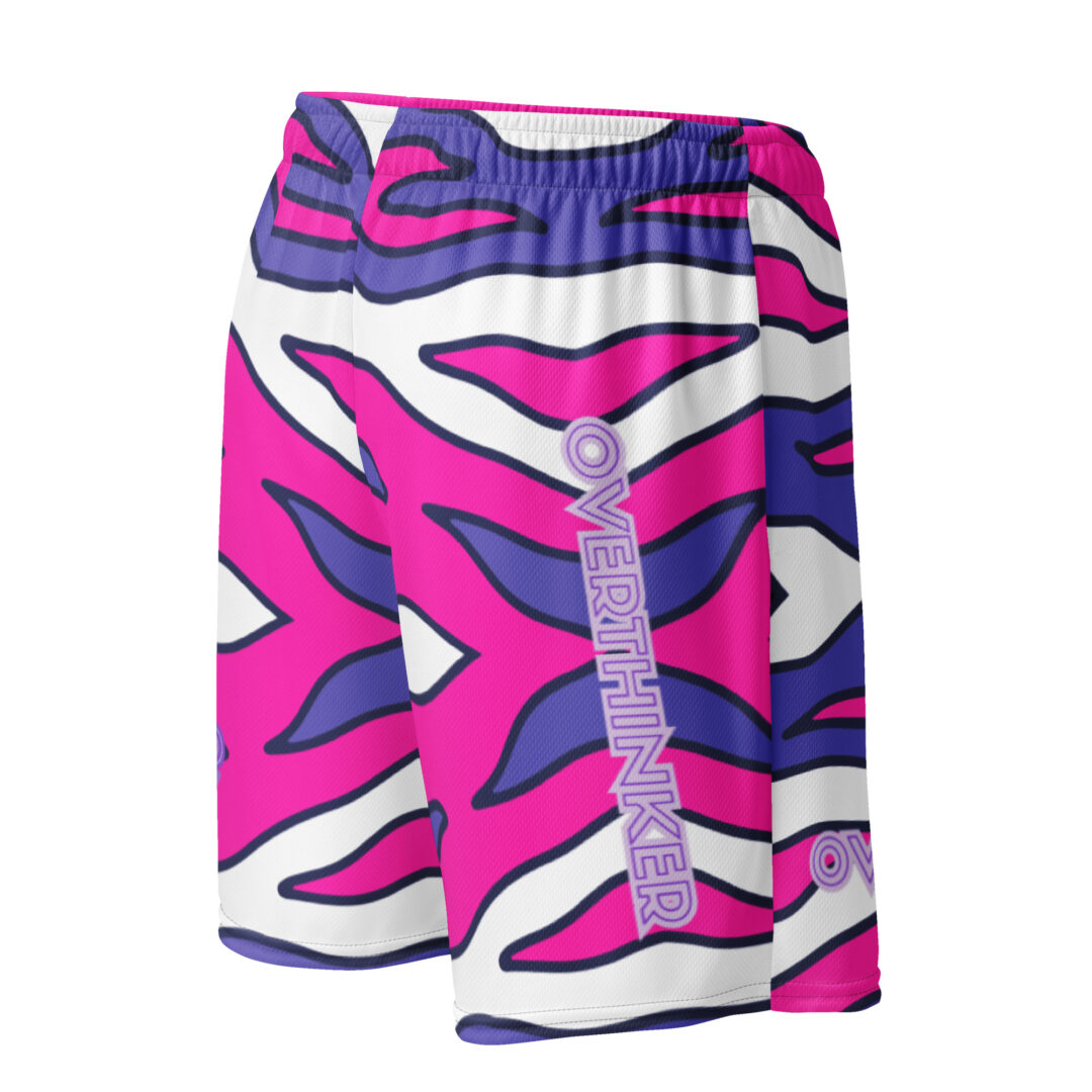 Inzo Overthinker Trippy patterned Shorts | 6" inseam premium quality with pockets - Image 4