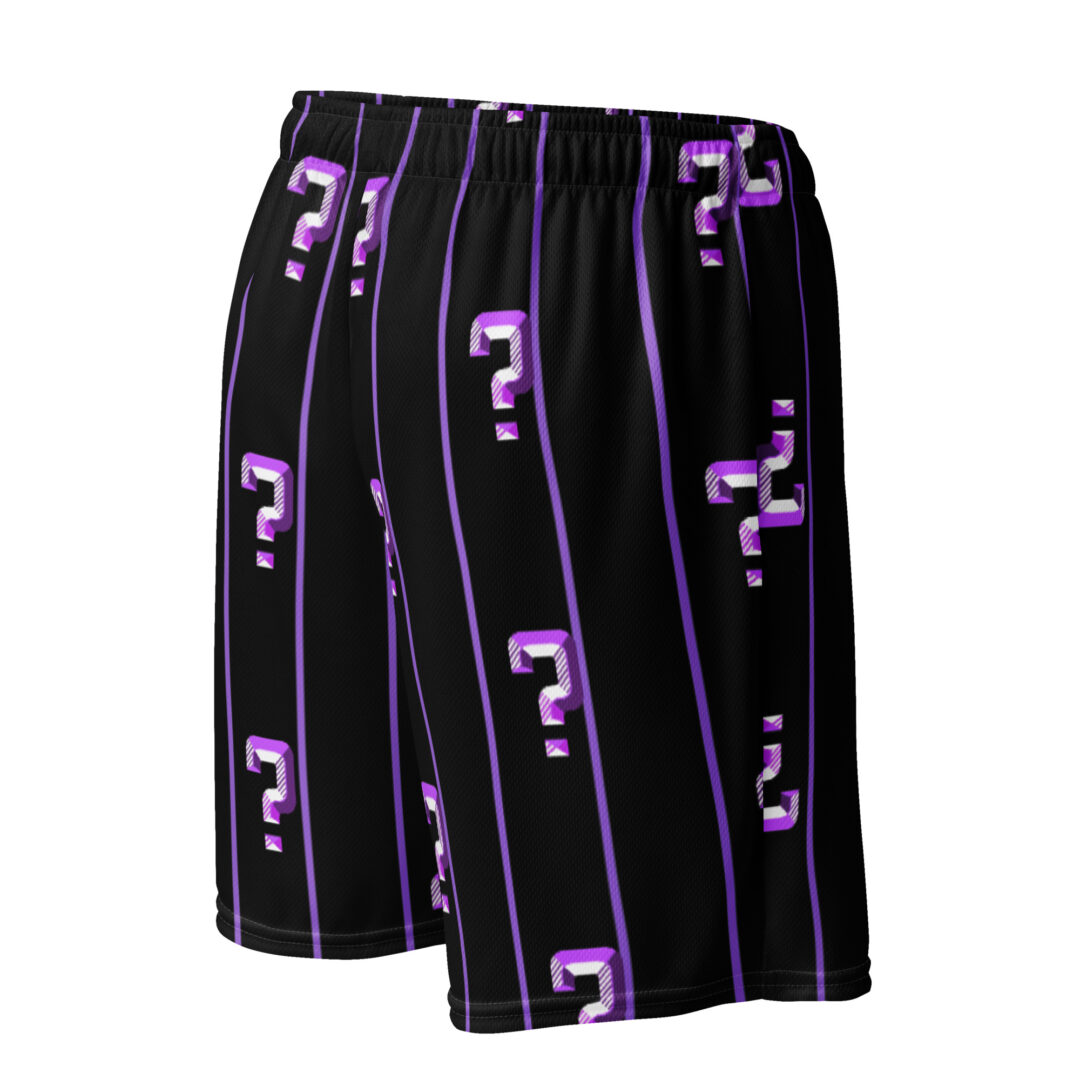 Tipper Purple Logo All Over Comfy Shorts with pockets. 6.5" inseam premium quality - Image 3