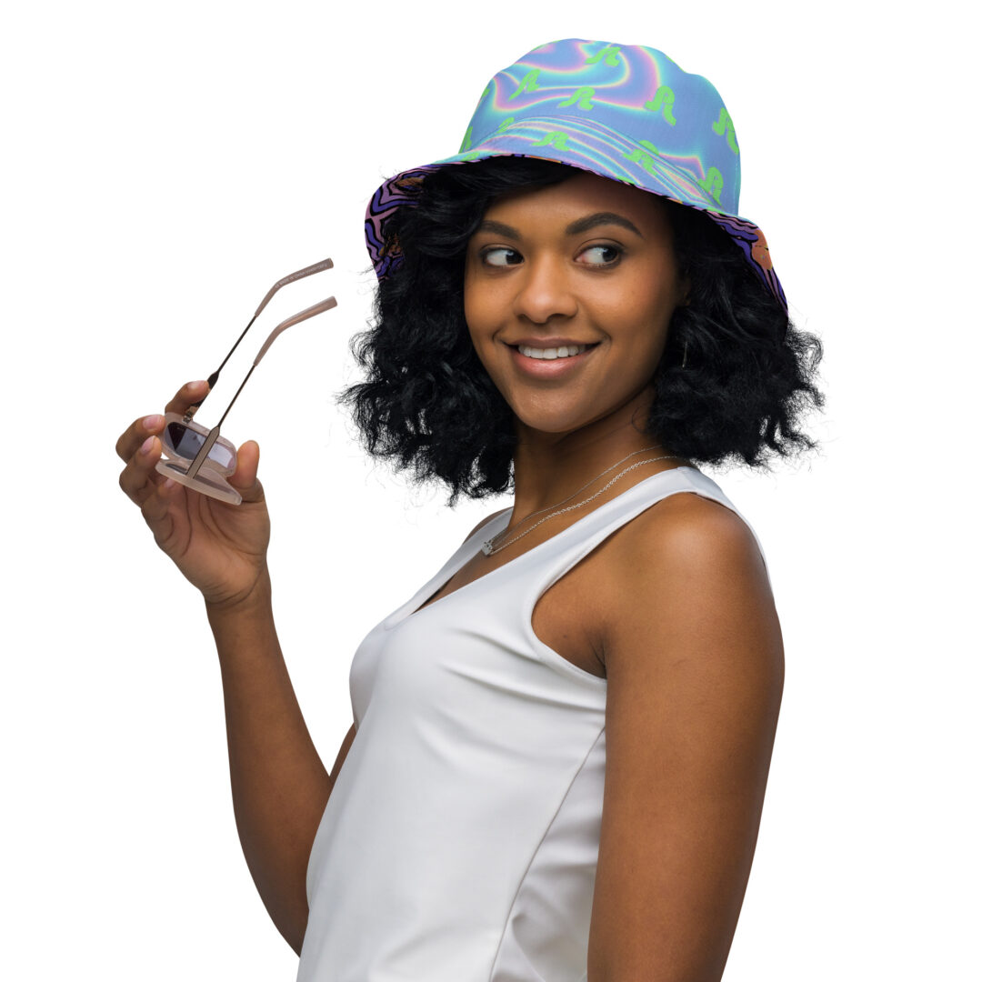 Pretty Lights Trippy Reversible bucket hat - Image 11