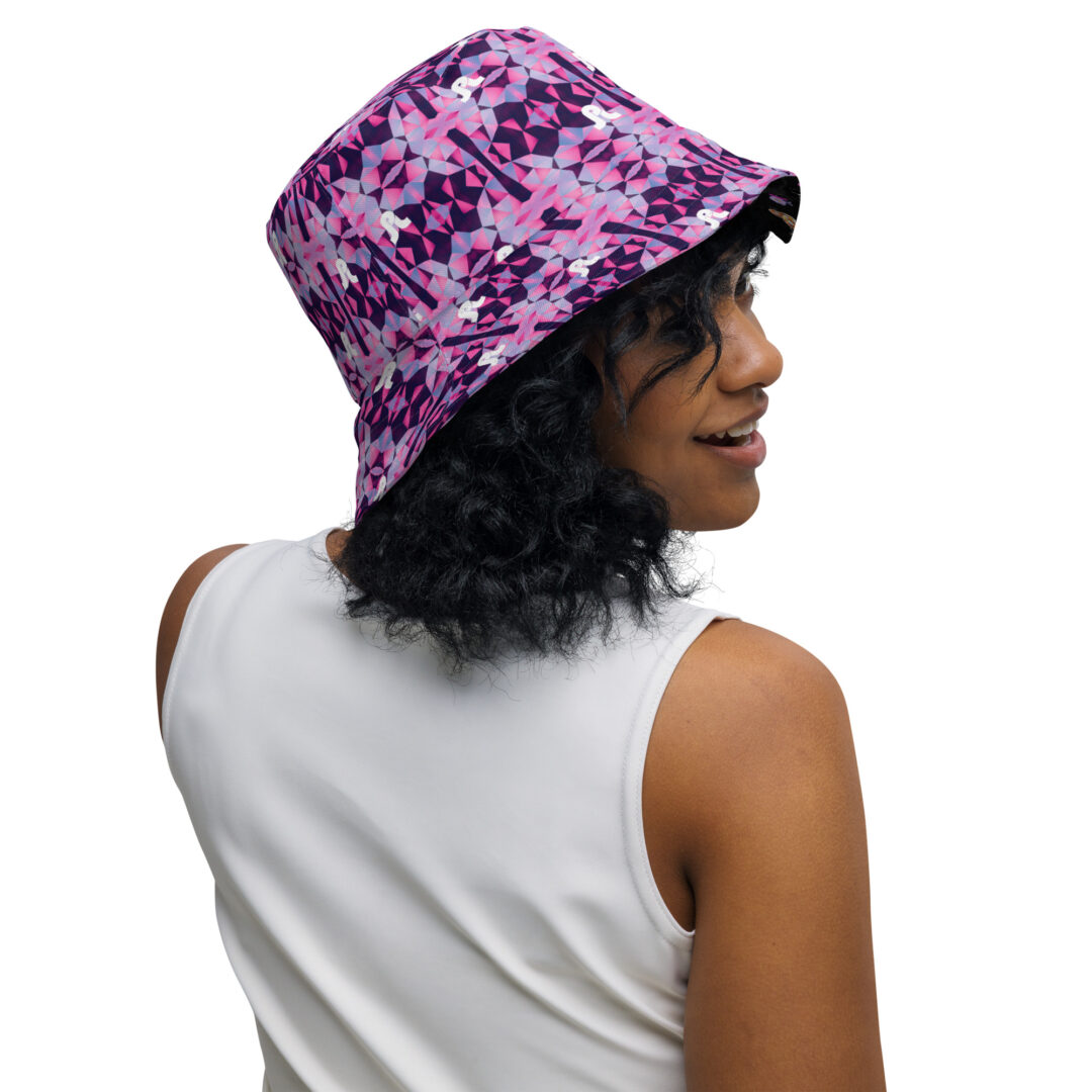 Pretty Lights Daily Bread Reversible trippy bucket hat - Image 2