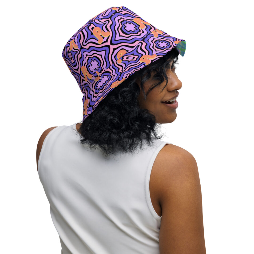 Pretty Lights Trippy Reversible bucket hat - Image 9