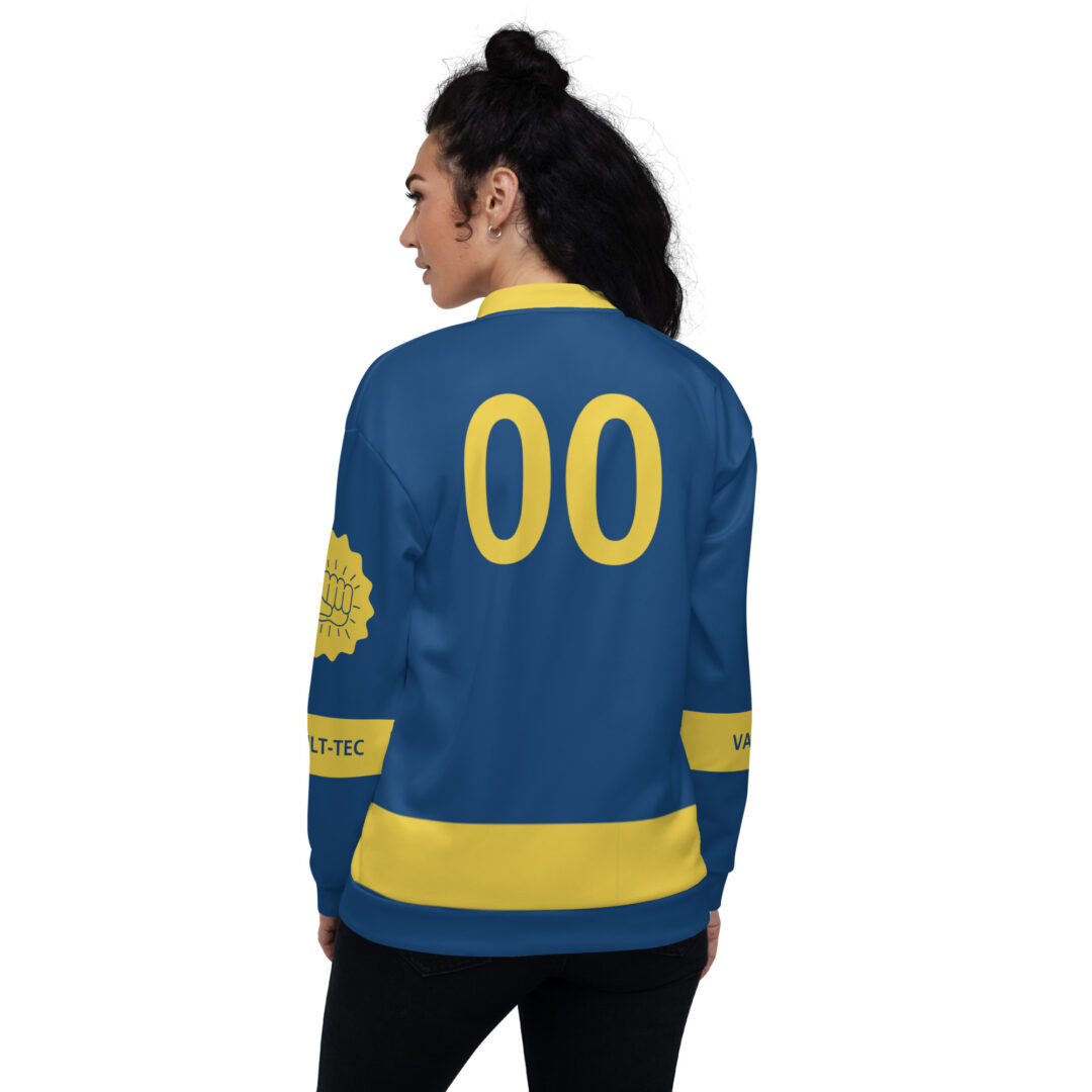 Fallout Vault Suit High Quality Bomber Jacket Cosplay Top (For Full Set) - Image 8