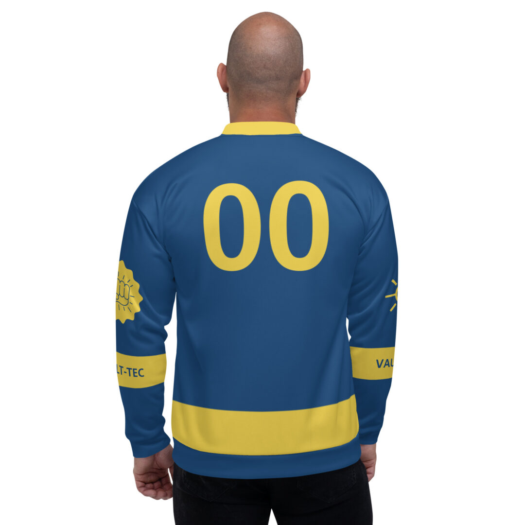 Fallout Vault Suit High Quality Bomber Jacket Cosplay Top (For Full Set) - Image 9