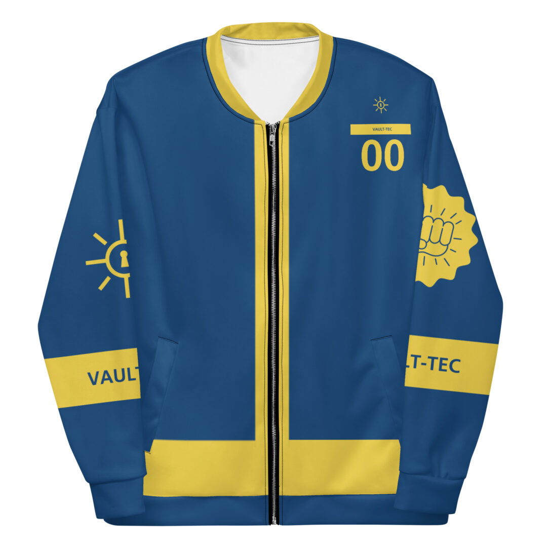 Fallout Vault Suit High Quality Bomber Jacket Cosplay Top (For Full Set) - Image 2