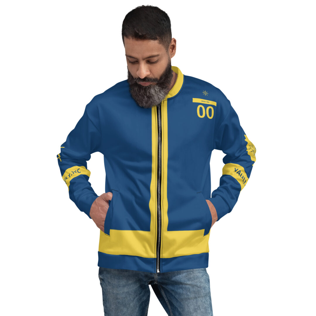 Fallout Vault Suit High Quality Bomber Jacket Cosplay Top (For Full Set) - Image 4