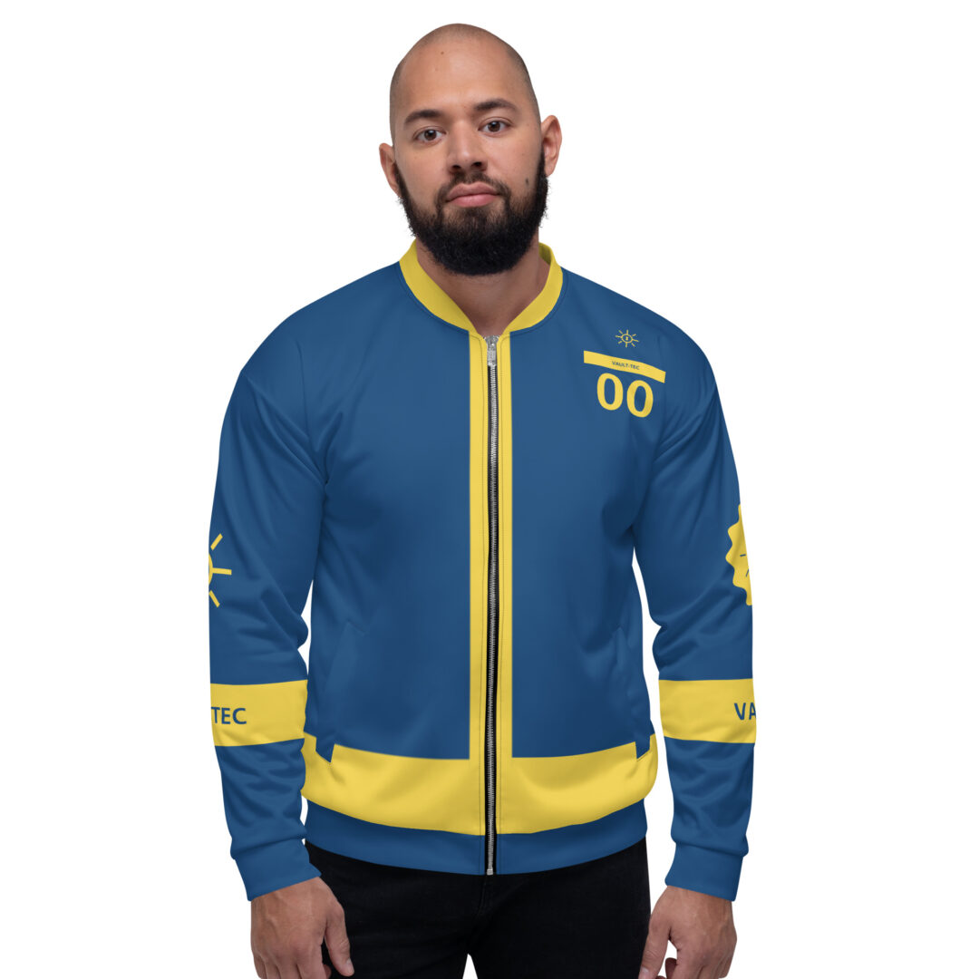 Fallout Vault Suit High Quality Bomber Jacket Cosplay Top (For Full Set) - Image 6