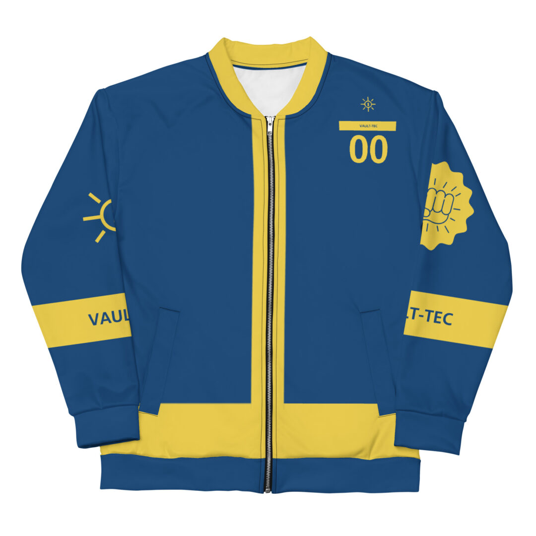 Fallout Vault Suit High Quality Bomber Jacket Cosplay Top (For Full Set) - Image 7