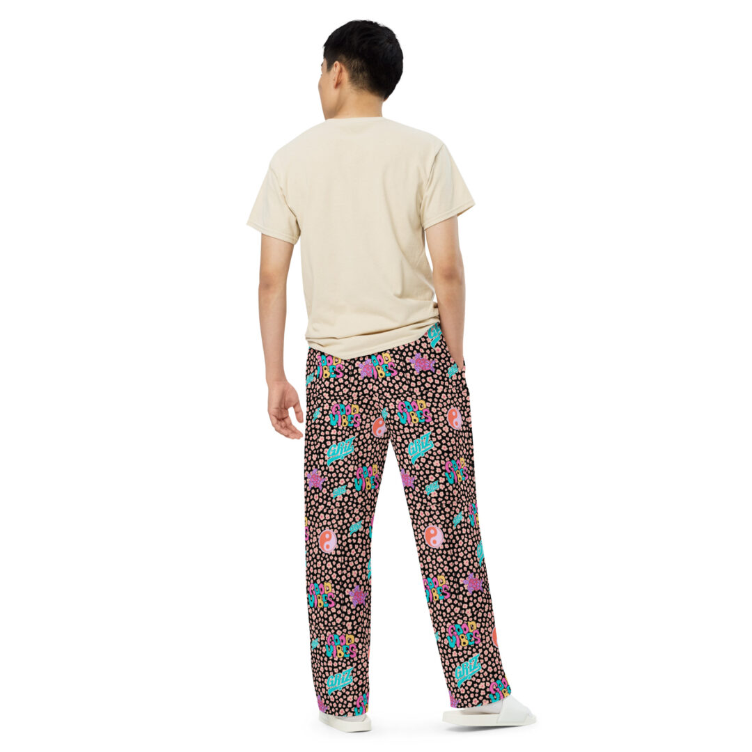 Griz Good Vibes 90s Vibrant Festival Rave Pants - Image 5