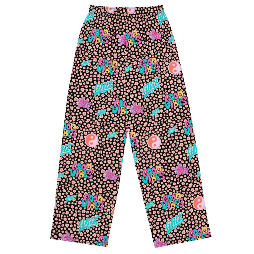 Griz Good Vibes 90s Vibrant Festival Rave Pants - Image 10